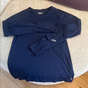 Wink women’s  Deep Blue Long Sleeve Tee